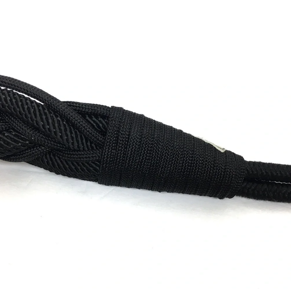 VINTAGE Belt Leather Shop Braided Woven Cord Boho 80s 90s Retro Western Festival
